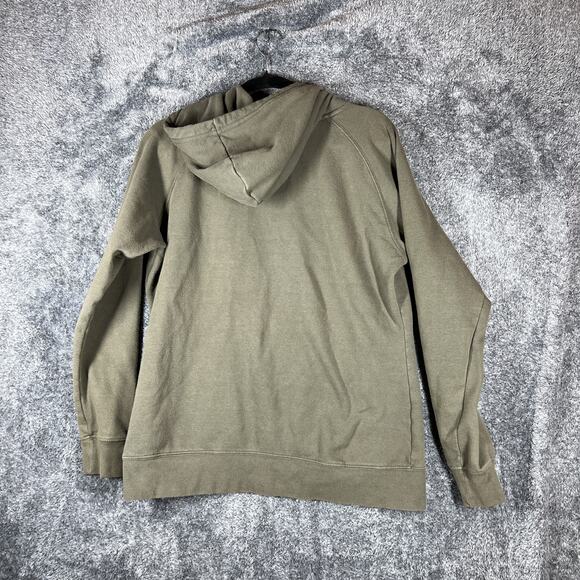The North Face Hoodie Womens Large Olive Green Pullover Sweatshirt Logo Outdoor - Picture 8 of 9